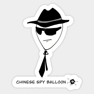 Funny Spy Balloon Sticker